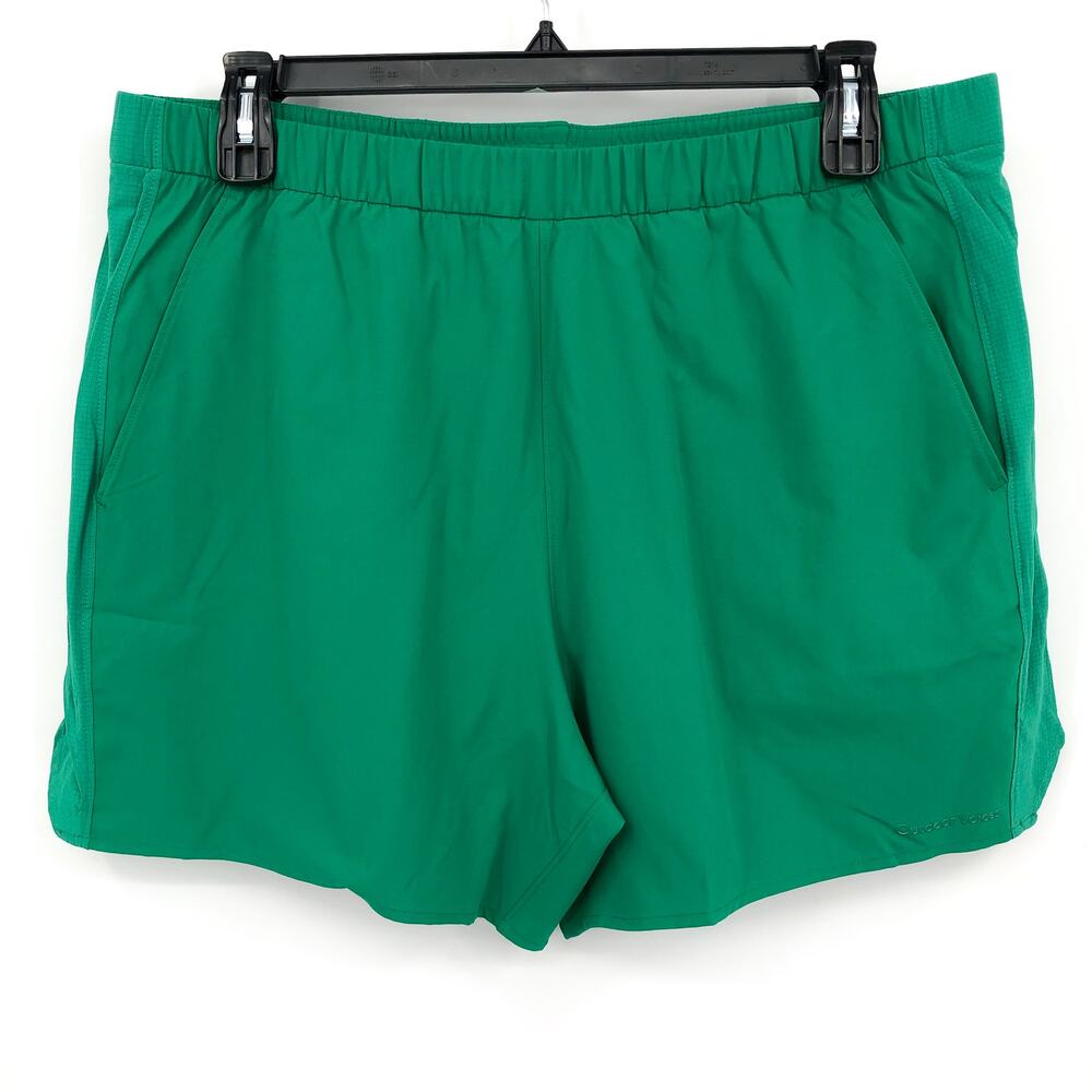 OUTDOOR VOICES Mens High Stride 5" Athletic Shorts XXL Ivy Green Lightweight NWT
